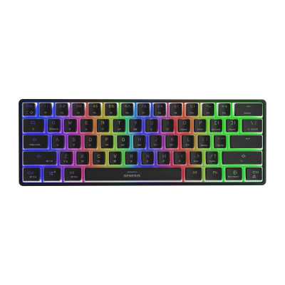 Genesis | THOR 660 RGB | Mechanical Gaming Keyboard | RGB LED light | US | Black | Wireless | Bluetooth | USB Type-C | 588 g | G