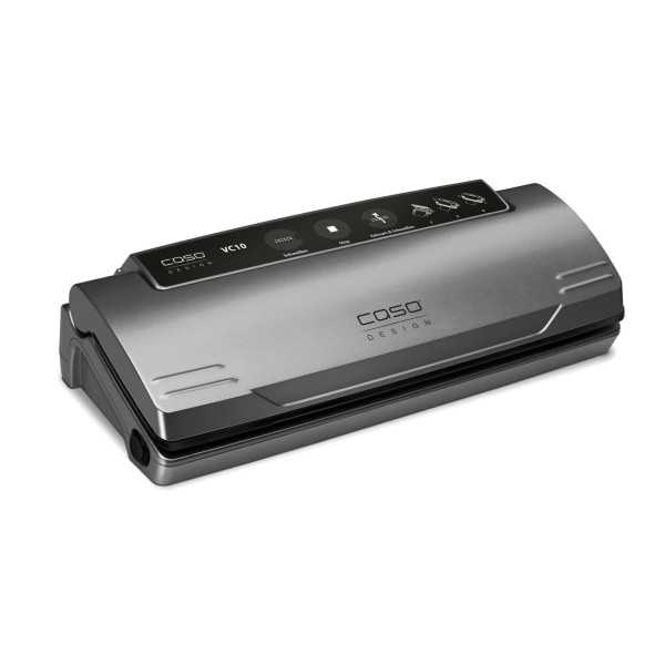 Caso | VC 10 PlusEdition | Vacuum sealer | Power 110 W | Temperature control | Black/Silver