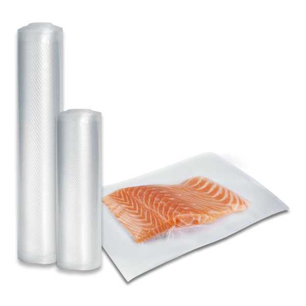 Caso | 01235 | Foil set 1 for vacuuming + Sous Vide Cooking | Dimensions (W x L) 20 x 30 cm, 20 x 600 cm, 30 x 600 cm