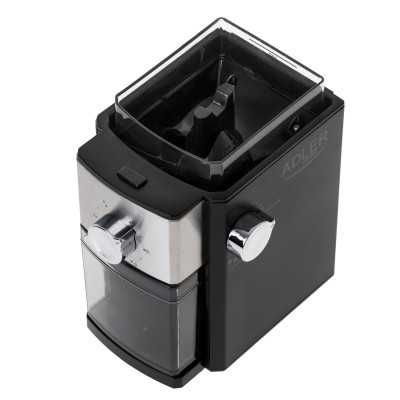 Adler | AD 4448 | Coffee Grinder | 300 W | Coffee beans capacity 250 g | Number of cups 12 per container pc(s) | Black