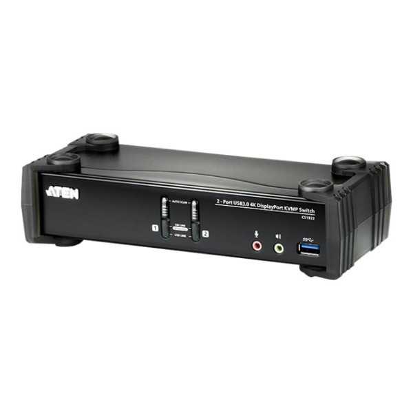 Aten CS1922 2-Port USB 3.0 4K DisplayPort KVMP Switch Aten