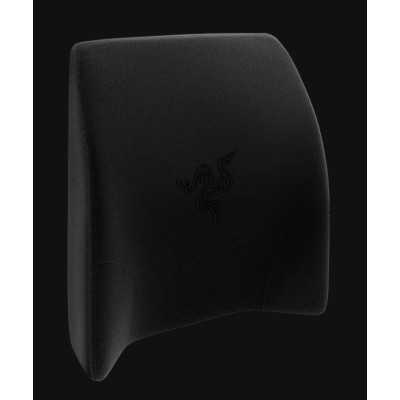 Razer 400 x 364 x103 mm | Exterior: Velvet fabric cover (with grippy rubber back) Interior: Memory foam | Lumbar Cushion for Gam