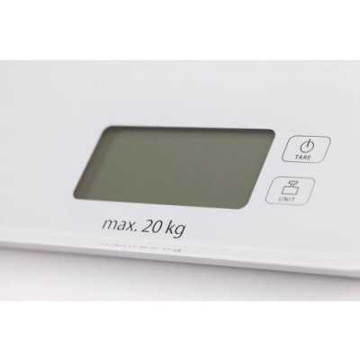 Caso | Designer kitchen scales LX 20 | 03294 | Maximum weight (capacity) 20 kg | Graduation 5 g | Display type | White