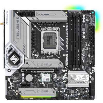 ASRock | B760M Steel Legend WiFi | Processor family Intel | Processor socket LGA1700 | DDR5 DIMM | Memory slots 4 | Supported ha