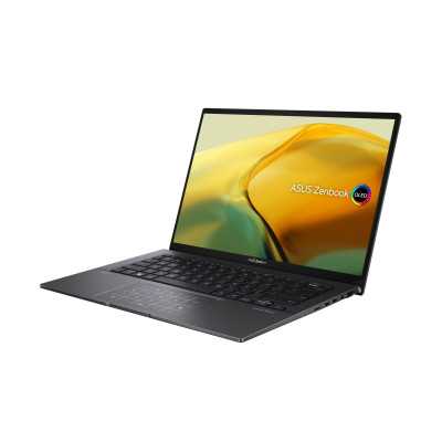 Asus | Zenbook 14 OLED UM3402YA-KM454W | Jade Black | 14 " | OLED | 2.8K | Glossy | AMD Ryzen 7 | 7730U | 16 GB | LPDDR4X on boa