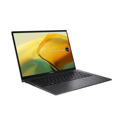 Asus | Zenbook 14 OLED UM3402YA-KM454W | Jade Black | 14 " | OLED | 2.8K | Glossy | AMD Ryzen 7 | 7730U | 16 GB | LPDDR4X on boa