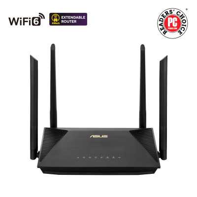 Wi-Fi 6 Wireless Dual Band Gigabit Router | RT-AX1800U | 802.11ax | Mbit/s | Mbit/s | Ethernet LAN (RJ-45) ports 3 | Mesh Suppor