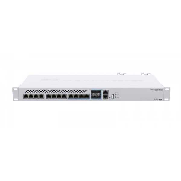 Switch|MIKROTIK|Type L3|Rack 1U|8x10Base-T / 100Base-TX|4xSFP|1xRJ45|CRS312-4C+8XG-RM