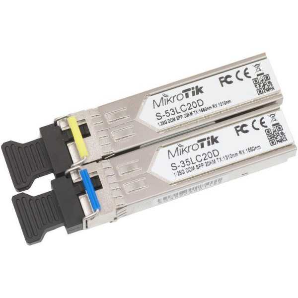 NET TRANSCEIVER SFP PAIR/S-3553LC20D MIKROTIK