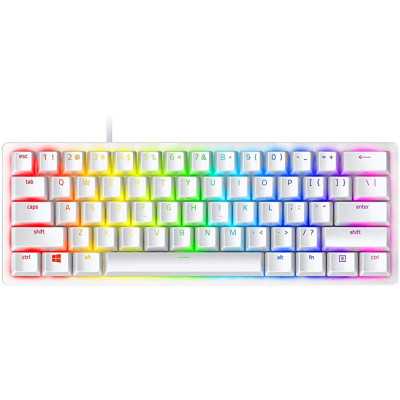 Razer | Huntsman Mini 60% | Gaming keyboard | Optical | RGB LED light | US | Mercury | Wired