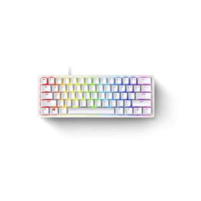 Razer | Huntsman Mini 60% | Gaming keyboard | Optical | RGB LED light | US | Mercury | Wired