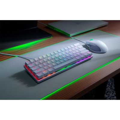 Razer | Huntsman Mini 60% | Gaming keyboard | Optical | RGB LED light | US | Mercury | Wired