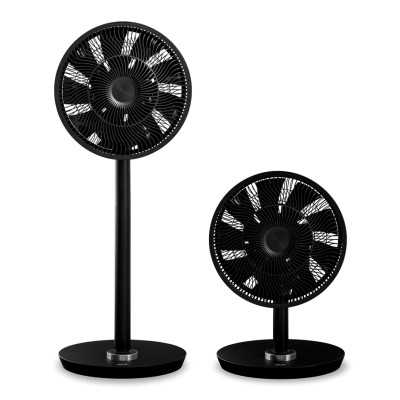 Duux | Smart Fan | Whisper Flex Smart Black with Battery Pack | Stand Fan | Black | Diameter 34 cm | Number of speeds 26 | Oscil