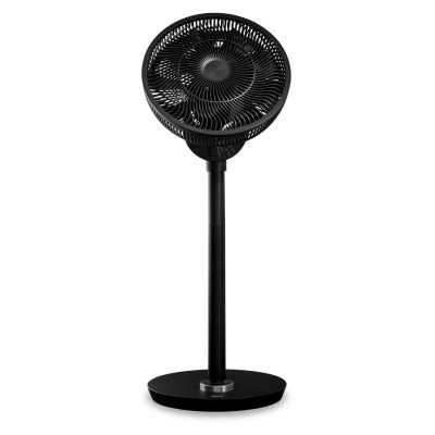 Duux | Smart Fan | Whisper Flex Smart Black with Battery Pack | Stand Fan | Black | Diameter 34 cm | Number of speeds 26 | Oscil