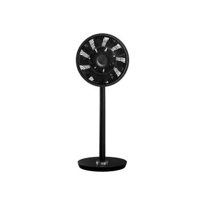 Duux | Smart Fan | Whisper Flex Smart Black with Battery Pack | Stand Fan | Black | Diameter 34 cm | Number of speeds 26 | Oscil