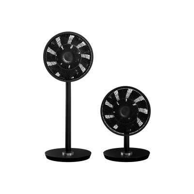 Duux | Smart Fan | Whisper Flex Smart Black with Battery Pack | Stand Fan | Black | Diameter 34 cm | Number of speeds 26 | Oscil