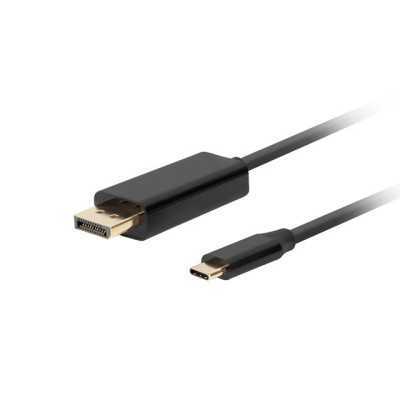 Lanberg USB-C to DisplayPort Cable, 1.8 m 4K/60Hz, Black | Lanberg | USB-C to DisplayPort Cable | CA-CMDP-10CU-0018-BK | 1.8 m |