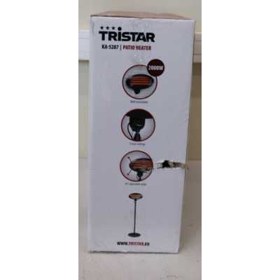 SALE OUT. OUT. Tristar KA-5287 Patio Heater, Black Tristar Heater KA-5287 Patio heater 2000 W Number of power levels 3 Suitable 