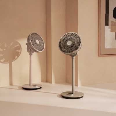 Duux Fan | Whisper Flex Smart | Stand Fan | Greige | Diameter 34 cm | Number of speeds 26 | Oscillation | Yes