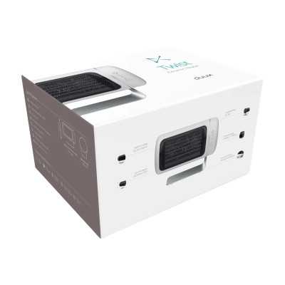 Duux | Heater | Twist | Fan Heater | 1500 W | Number of power levels 3 | Suitable for rooms up to 20-30 m | White | N/A