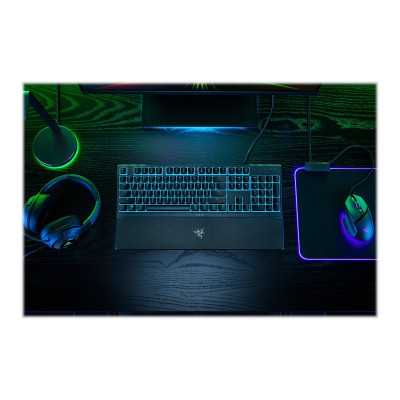 Razer | Gaming Keyboard | Ornata V3 X | Gaming keyboard | RGB LED light | NORD | Wired | Black | Numeric keypad | Silent Membran