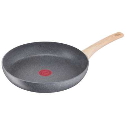 TEFAL | G2660672 Natural Force | Frying Pan | Frying | Diameter 28 cm | Suitable for induction hob | Fixed handle | Dark Grey