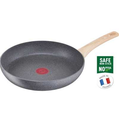 TEFAL | G2660672 Natural Force | Frying Pan | Frying | Diameter 28 cm | Suitable for induction hob | Fixed handle | Dark Grey