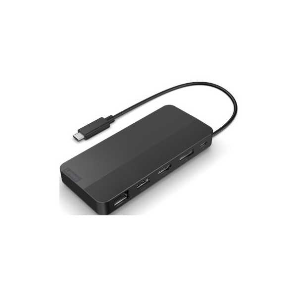 Lenovo USB-C Dual Display Travel Dock with Adapter | Lenovo