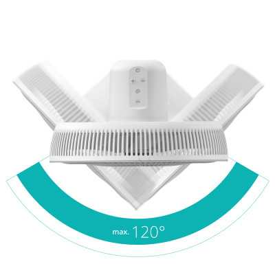 Duux Fan | Whisper Essence | Stand Fan | Grey | Diameter 33 cm | Number of speeds 7 | Oscillation | No