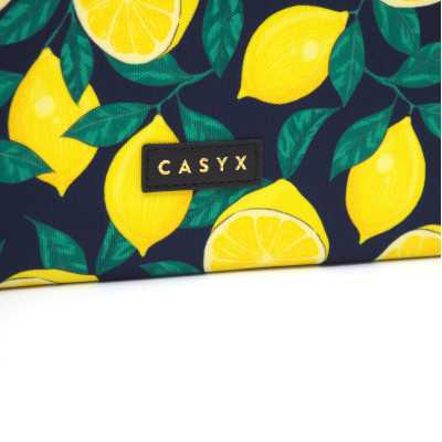 Casyx | Fits up to size 13 /14 " | Casyx for MacBook | SLVS-000002 | Sleeve | Midnight Lemons | Waterproof