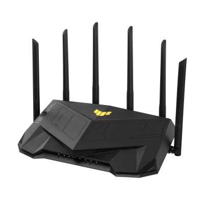 Asus Wireless Wifi 6 Dual Band Gaming Router TUF-AX6000 802.11ax 1148+4804 Mbit/s 10/100/1000 Mbit/s Ethernet LAN (RJ-45) ports 