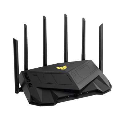 Asus Wireless Wifi 6 Dual Band Gaming Router TUF-AX6000 802.11ax 1148+4804 Mbit/s 10/100/1000 Mbit/s Ethernet LAN (RJ-45) ports 