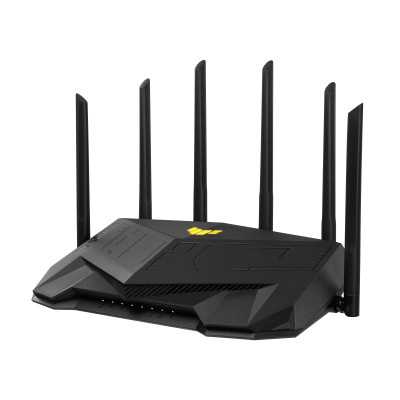 Asus Wireless Wifi 6 Dual Band Gaming Router TUF-AX6000 802.11ax 1148+4804 Mbit/s 10/100/1000 Mbit/s Ethernet LAN (RJ-45) ports 