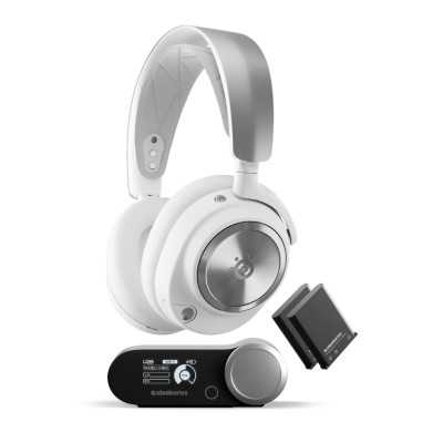 SteelSeries | Gaming Headset | Arctis Nova Pro | Bluetooth | Over-Ear | Noise canceling | Wireless | White