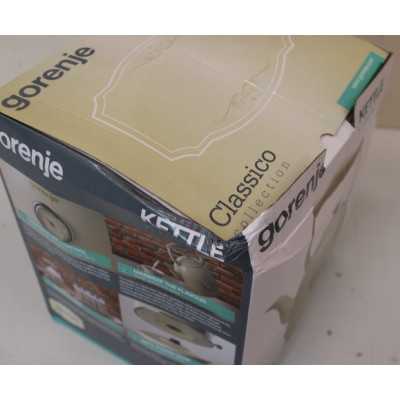 SALE OUT. Gorenje K17CLIN Kettle, Electric, Capacity 1.7 L, Power 2000 W, Plastic/metal, Ivory | Kettle | K17CLIN | Electric | 2