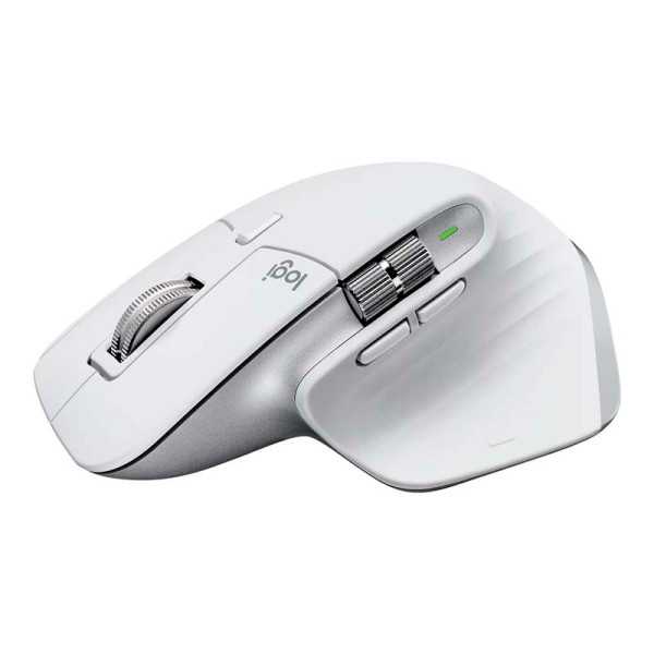 Logitech Mouse MX Master 3S Blyškiai pilka balta