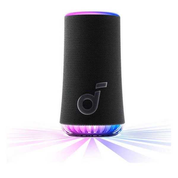 Portable Speaker|SOUNDCORE|Glow|Black|Portable/Wireless|1xUSB-C|Bluetooth|A3166G11