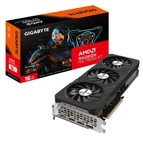 Vaizdo plokštė | GIGABYTE| AMD Radeon RX 7600 XT|16 GB|GDDR6|128 bitų|PCIE 4.0 16x|2xHDMI|2xDisplayPort|R76XTGAMINGOC-16GDG10