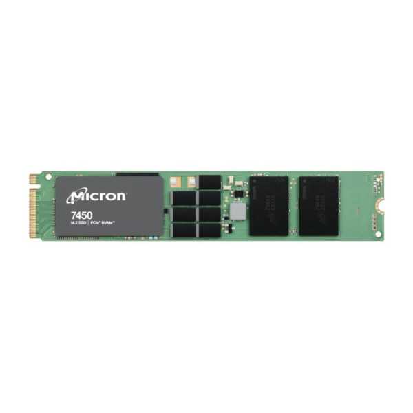 SSD| MICRON |7450 PRO|3,84TB|M.2|NVMe|3D NAND|Rašymo greitis 2500 MB/sek|Nuskaitymo greitis 5000 MB/sek|TBW 7300 TB |MTBF 200000