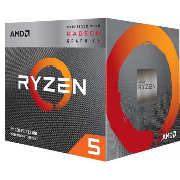 CPU| AMD |Stalinis kompiuteris|Ryzen 5|4600G|Renoir|3700 MHz|Šerdys 6|8MB|Lizdas SAM4|65W|BOX|100-100000147BOX