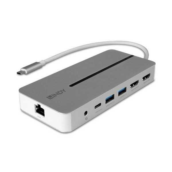 I/O DOCKING STATION USB-C/MINI DUAL 4K 43360 LINDY