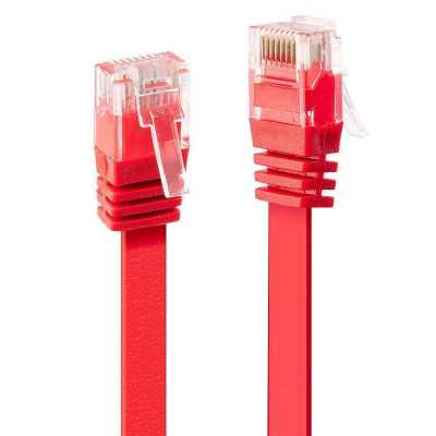 CABLE CAT6 U/UTP 0.3M/RED 47510 LINDY