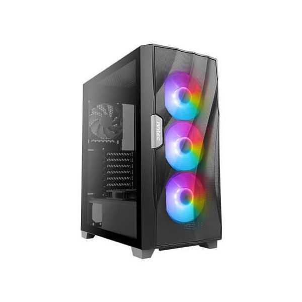 Case|ANTEC|DF700 FLUX|MidiTower|Case product features Transparent panel|Not included|ATX|MicroATX|MiniITX|Colour Black|0-761345-