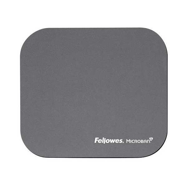 MOUSE PAD MICROBAN/SILVER 5934005 FELLOWES