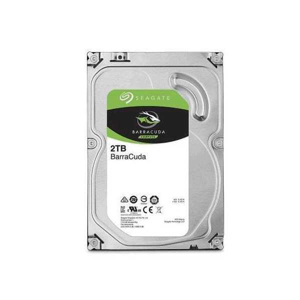 HDD | SEAGATE | Barracuda | 2 TB | SATA 3,0 | 256 MB | 7200 aps./min | Diskai / galvutės 1/2 | 3,5" | ST2000DM008