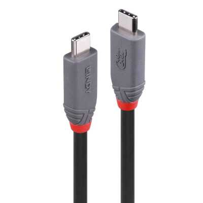 CABLE USB4 240W TYPE C 2M/40GBPS ANTHRA LINE 36958 LINDY