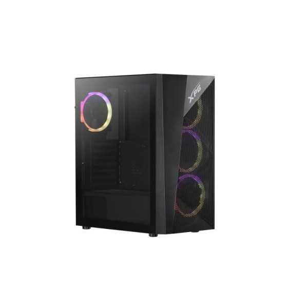 Case|ADATA|XPG LANDER 500|MidiTower|Case product features Transparent panel|Not included|ATX|MicroATX|MiniITX|Colour Black|LANDE