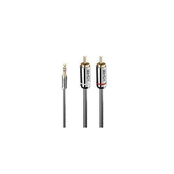 CABLE AUDIO 3.5MM TO PHONO/0.5M 35332 LINDY