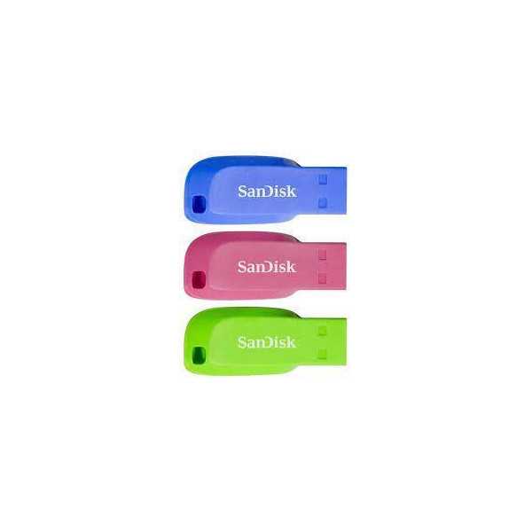 MEMORY DRIVE FLASH USB2 16GB/3PCS SDCZ50C-016G-B46T SANDISK