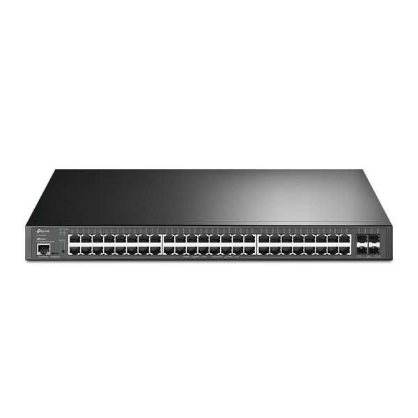 Jungiklis| TP-LINK |Omada|TL-SG3452XP|Tipas L2+|Rack|48x10Base-T / 100Base-TX / 1000Base-T|4xSFP+|1|1|PoE+ prievadai 48|500 vatų